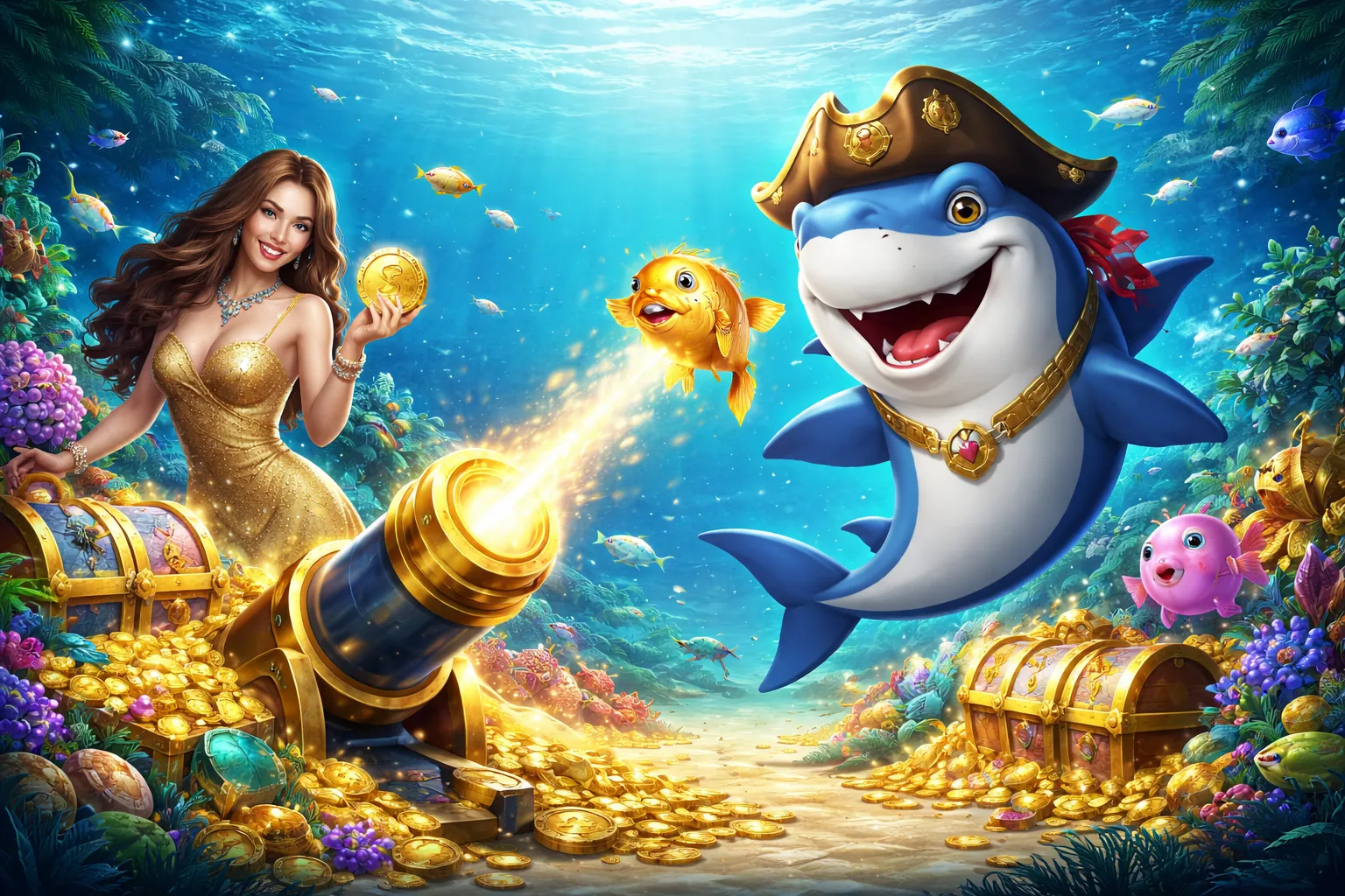 Thế giới bắn cá sống động tại king88vin one