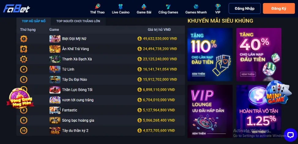 Giao diện cá cược trực tiếp của king88vin one